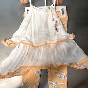 NWT 12 Month 2pc Jessica Simpson Summer Outfit